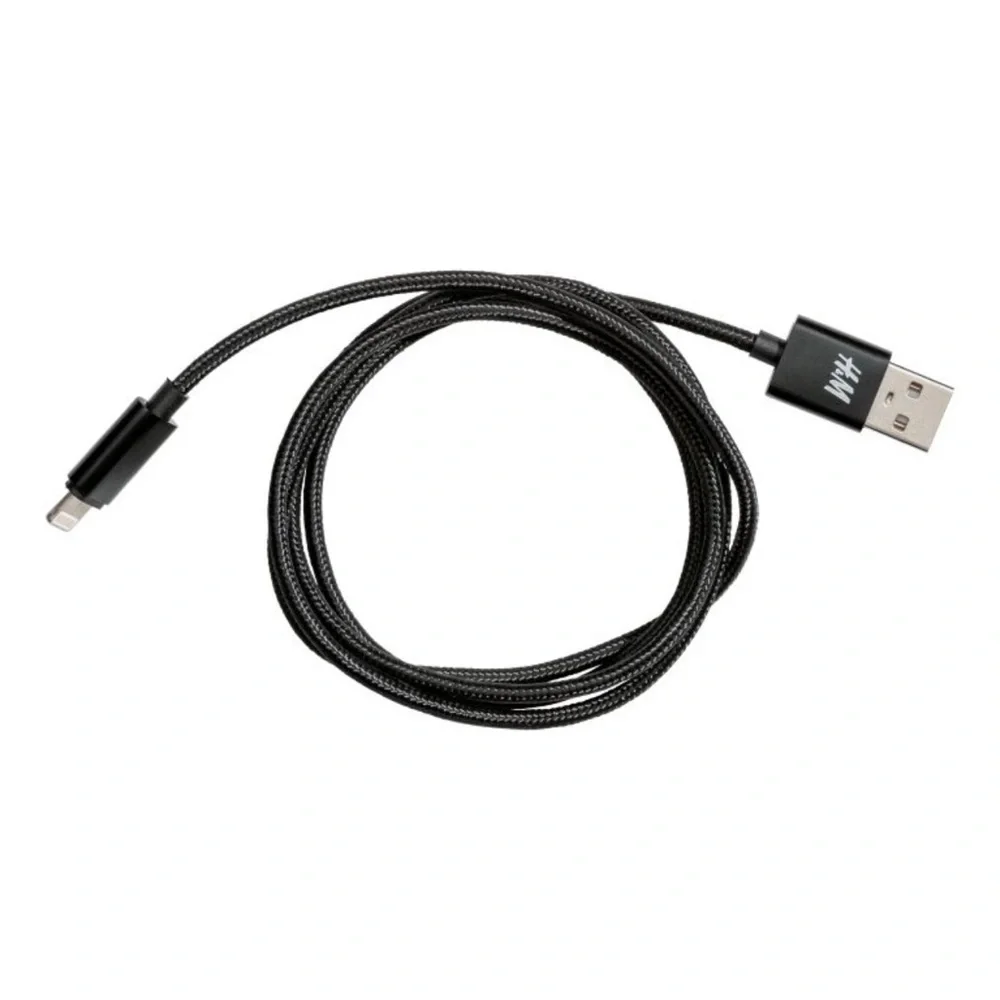 H&M Black Braided Charging Cable Cord